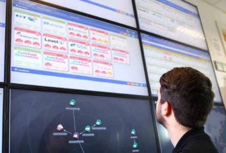 A person looking at their local opportunities on a screen