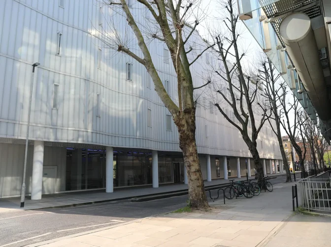 Photograph of the Sainsbury Wellcome Centre building exterior