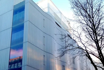 Photograph of the Sainsbury Wellcome Centre building exterior