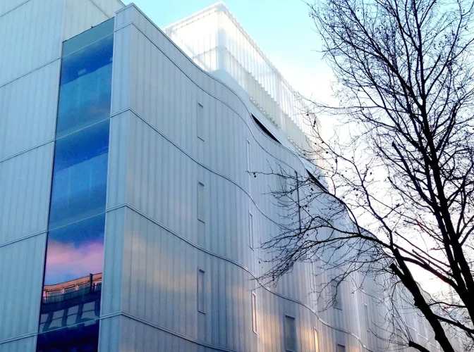 Photograph of the Sainsbury Wellcome Centre building exterior