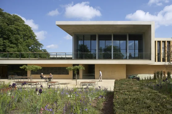 Sainsbury Laboratory building and garden