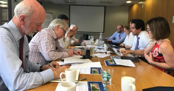 Roundtable discussion at a Babbage Symposium